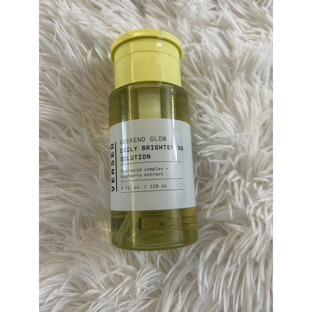 New VERSED Weekend Glow Daily Brightening Solution 4 fl oz